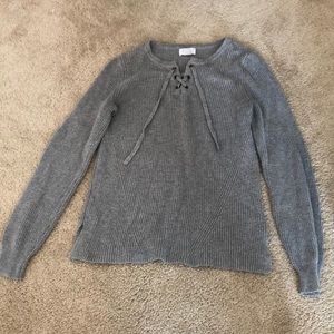 Old Navy Lace Up Sweater